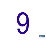 9 Número en glasspack