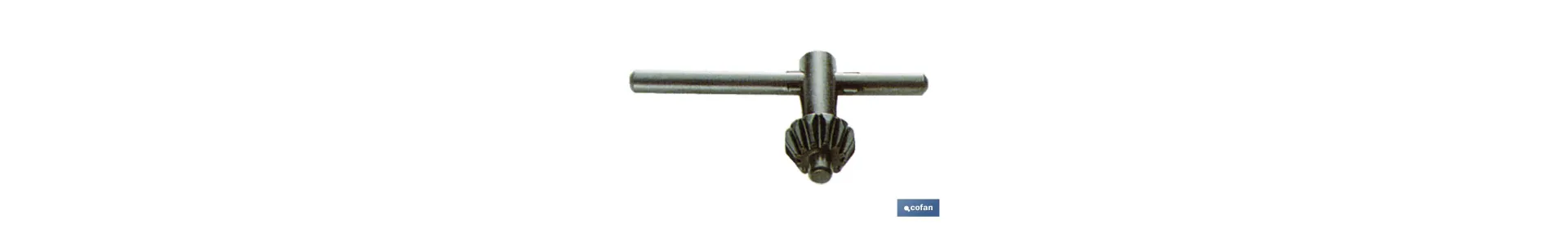 Llave de recambio para mandril con cierre manual