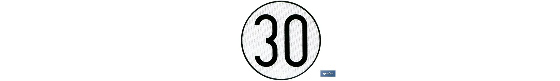 Disco V-4 limitación velocidad (30 km/h)