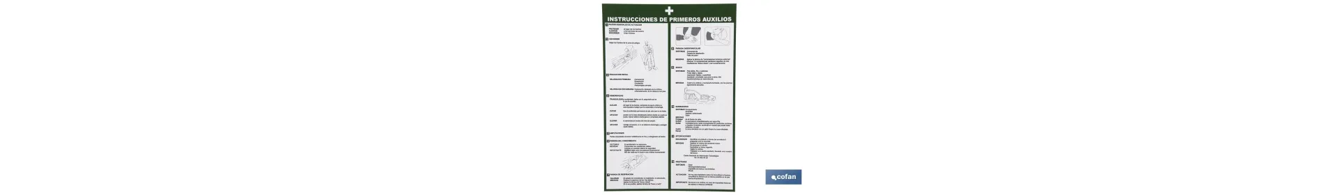 Instrucciones primeros auxilios
