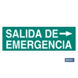 Salida de Emergencia Texto