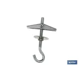 Palomilla con muelle gancho | Métricas Ø 4, 5, 6 y 8 mm | Para hormigón hueco, escayola y cartón yeso