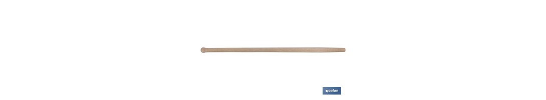 Mango de madera para palote de jardinería | Mango ligero y agradable al tacto | Longitud del mango: 90 cm