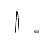 Compás de puntas con muelle | Medidas desde 150 mm hasta 300 mm | Tuerca de ajuste rápido