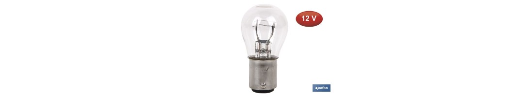 Lámpara de 2 polos P21/5W (BAY15d) 12 V