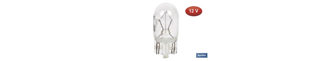 Lámpara sin casquillo W5W 12 V