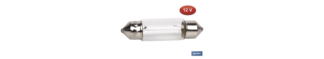 Lámpara plafonier C5W (11 x 38 mm) 12V