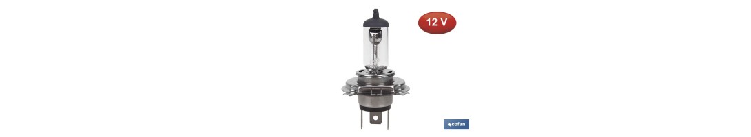 Lámpara halógena H4 (P43t) 12V 60/55 W | Pack: 10 unidades