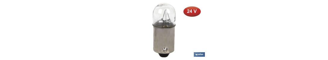 Lámpara con control T4W (BA9s) 24 V