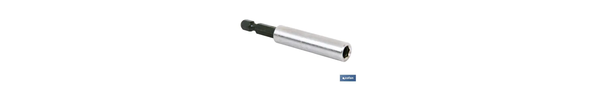 Adaptador porta puntas Imantado | Medidas 1/4 x 75 x 11 mm  | Cambio de puntas imantado