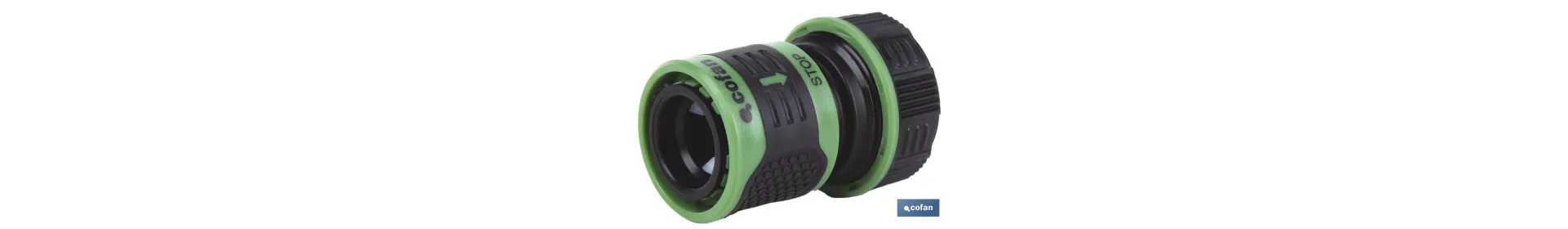 Conector de mangueras de riego | Diferentes Medidas | Fabricado en ABS