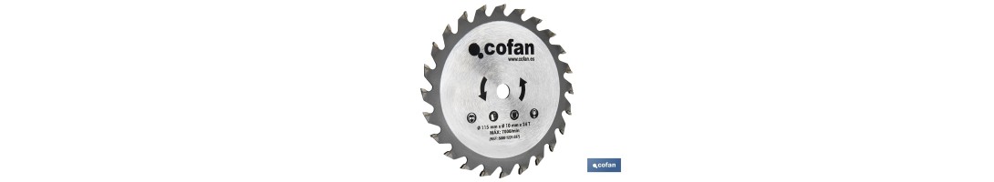 Discos de corte con 24 dientes | Diámetro 185 o 115 mm | Piezas de recambio para sierras circulares