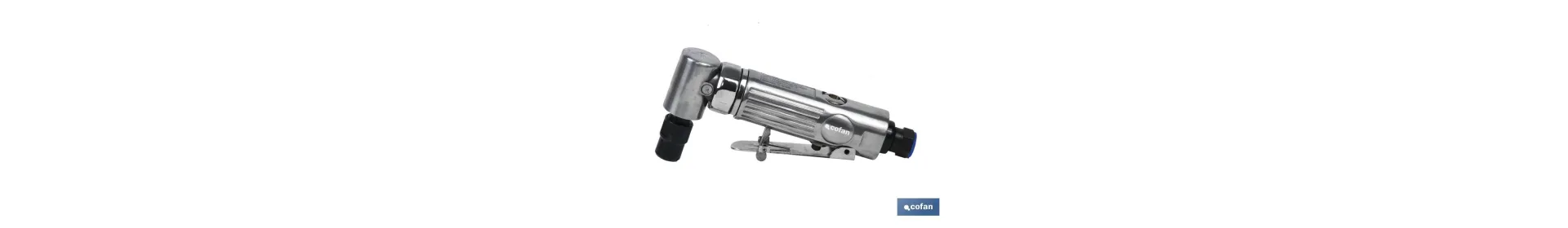 Fresadora neumática 90° de alto rendimiento recta para vástagos de Ø6mm