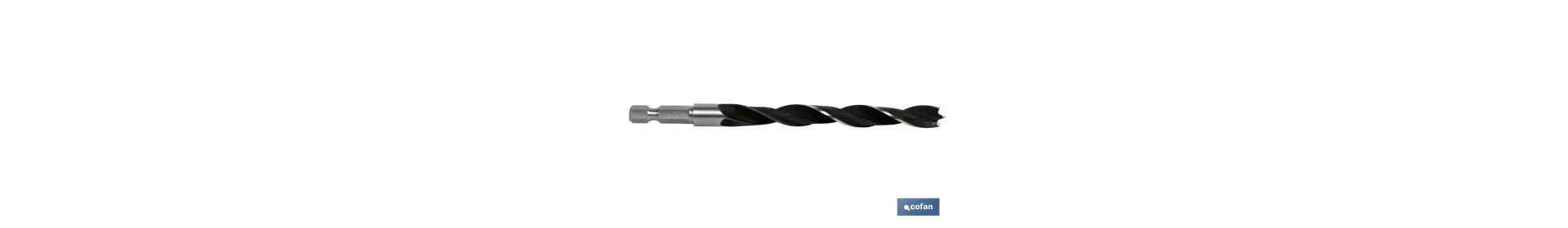 Broca para madera mango hex. 1/4”