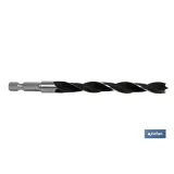 Broca para madera mango hex. 1/4”