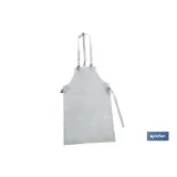 Delantal para Soldador | Fabricado en Piel de Serraje | Medidas 90 x 55 cm | Delantal Protector para Soldar
