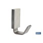 Percha para baño | Acero inoxidable 304 satinado | Medida: 4 x 3 x 5,5 cm