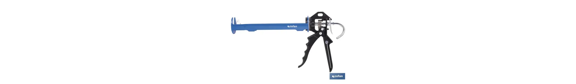 Pistola de silicona profesional | Pistola selladora de aluminio | Para cartuchos de 310 ml