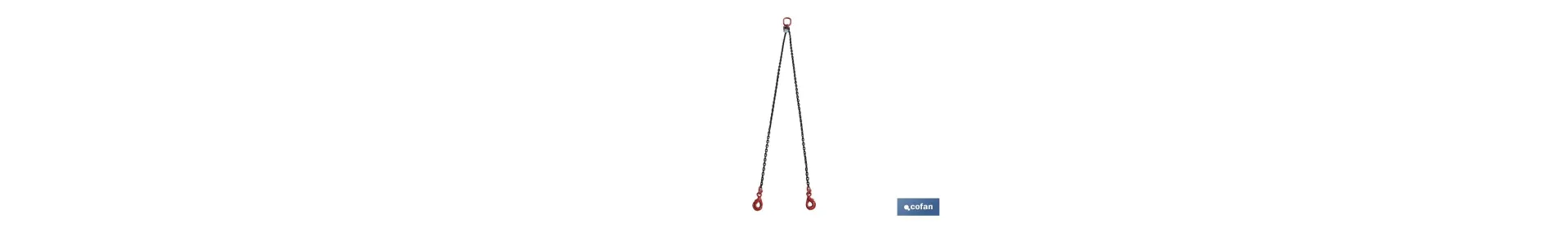 Pulpos de cadena 2 ramales. Grado 80