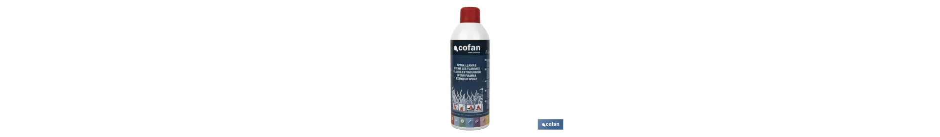 Apagallamas en spray 300 ml | Mini extintor casero | Aerosol contra incendios doméstico