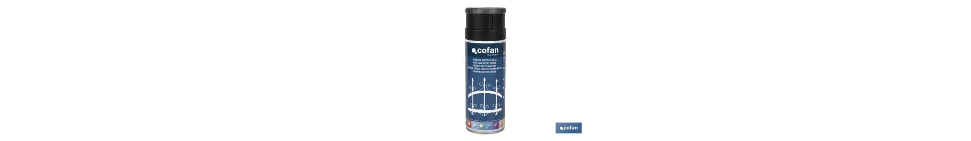 Pintura en Spray | Efecto forja | Color Negro o Gris | Envase de 400 ml
