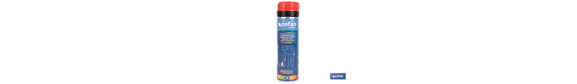 Spray Marcador Fluorescente de Obra | Varios Colores | Envase 500 ml