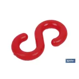 Gancho S Color Rojo
