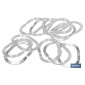 Anillas para Cortinas de Baño | Pack de 12 anillas | Anillas Transparentes
