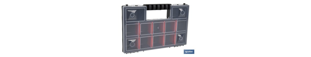 Estuche Organizador con compartimentos para productos pequeños | Tres medidas diferentes