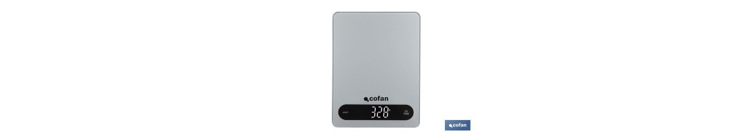 Báscula digital de cocina disponible en 4 colores | Pantalla LED | 4 Sensores de alta precisión