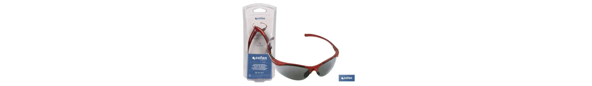Blíster Gafa de Seguridad Anatómica |  Lentes de protección frente a Rayos UV | Ultraligeras para un uso intensivo