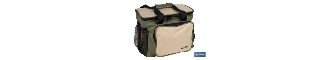 Bolsa térmica | Nevera portátil para alimentos | Correa ajustable | Adecuada para pícnic, playa, oficina, viaje | Color: verde 