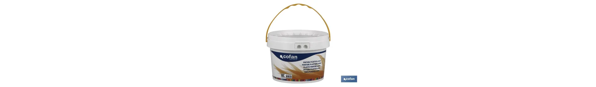 Pintura Plástica | Recomendada para interior | Fácil aplicación y secado rápido
