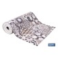 Rollo de alfombra vinílica semirrígida de impresión digital: Mosaicos cerámicos | Resistente para suelos interiores y exteriore