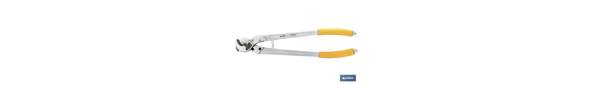 Tenazas cortacables de aluminio y cobre | Para grosores desde 3 hasta 22 mm | Longitud 220 mm