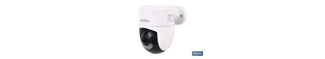 Cámara de seguridad inteligente con WiFi | Con control remoto, audio bidireccional y amplio ángulo de visión