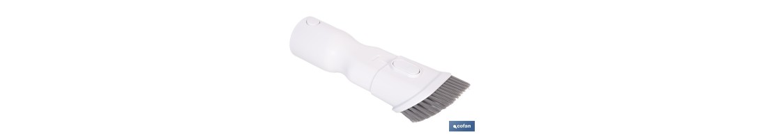 Cepillo 2 en 1 para aspiradora | Adecuado para muebles y tapicerías | Compatible con aspiradoras 45053301 y 45053302 | Diseño c