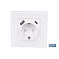 Base de enchufe inteligente con USB y tipo C | Conexión WiFi y Bluetooth | Aplicación: Smart Life o Tuya | Compatible con Alexa