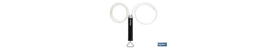 Bomba de transferencia manual | Capacidad: 500 ml | Acción dual | Cuerpo metálico