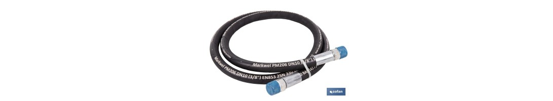 Manguera hidráulica | 2200 PSI | 1/2 BSP | Disponible en diferentes tamaños