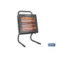 Calefactor de onda corta por infrarrojos | Potencia: 1500/3000 W | Protección IPX4 | Alta eficiencia para entornos de hasta 40 