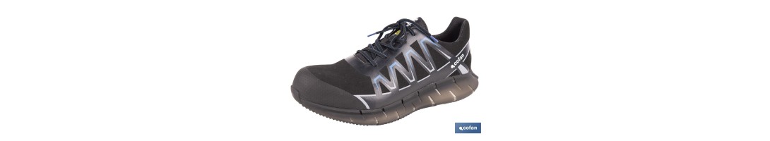 Zapato de seguridad deportivo S2 Wings Bolt | Sin metal | Puntera de composite | Suela antideslizante | Disponible desde la tal