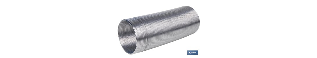 Tubo Flexible Semirrígido en Aluminio | Diferentes medidas de diámetro y longitud