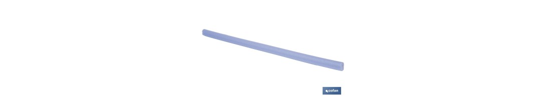 Cantonera de espuma de tipo CM | Material: polietileno | Longitud: 1 m | Color: azul claro | Protección de aristas y bordes