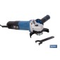 Amoladora angular eléctrica 750 W Ø115 mm 11000 rpm | Mango auxiliar con 2 posiciones y sistema antivibración | Ligera, potente