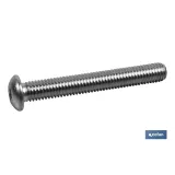 Tornillo Allen DIN ISO 7380 | Rosca total | Clase 10.9 zincado | Medidas desde M-4 hasta M-10