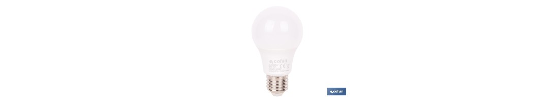 Bombillas LED classic E27 de luz neutra (4.000 k) | Ahorro de energía y larga duración 15.000 h de vida | Ángulo de apertura de