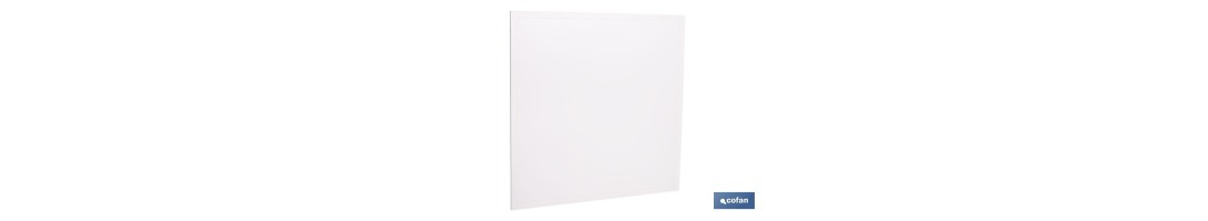 Panel LED empotrable backlight 36 W 3600 lúmenes con luz fría 6500 K | Ahorro de energía y larga duración 30 000 h de vida | Me