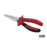 Alicates de punta plana | Alicates aislados para mayor seguridad | Medidas de los alicates: 160 mm