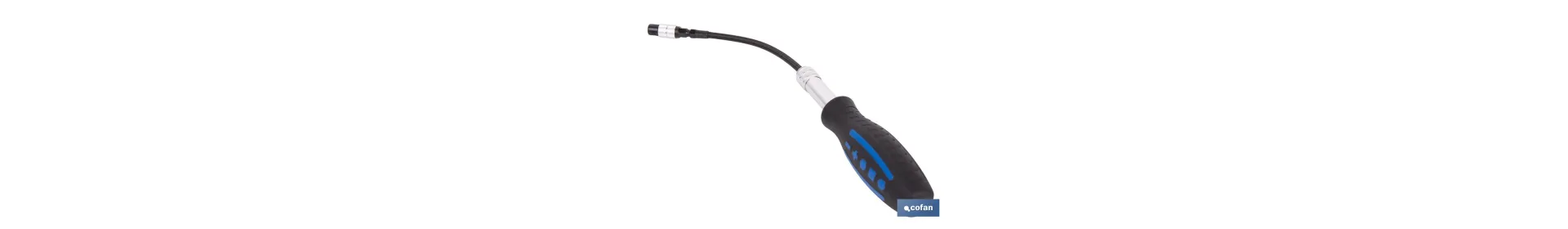 Destornillador porta puntas con varilla flexible y extraíble | Longitud de 235 a 350 mm